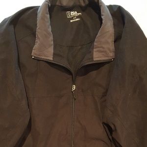 PGA Tour Black Full Zip up Jacket-Size L